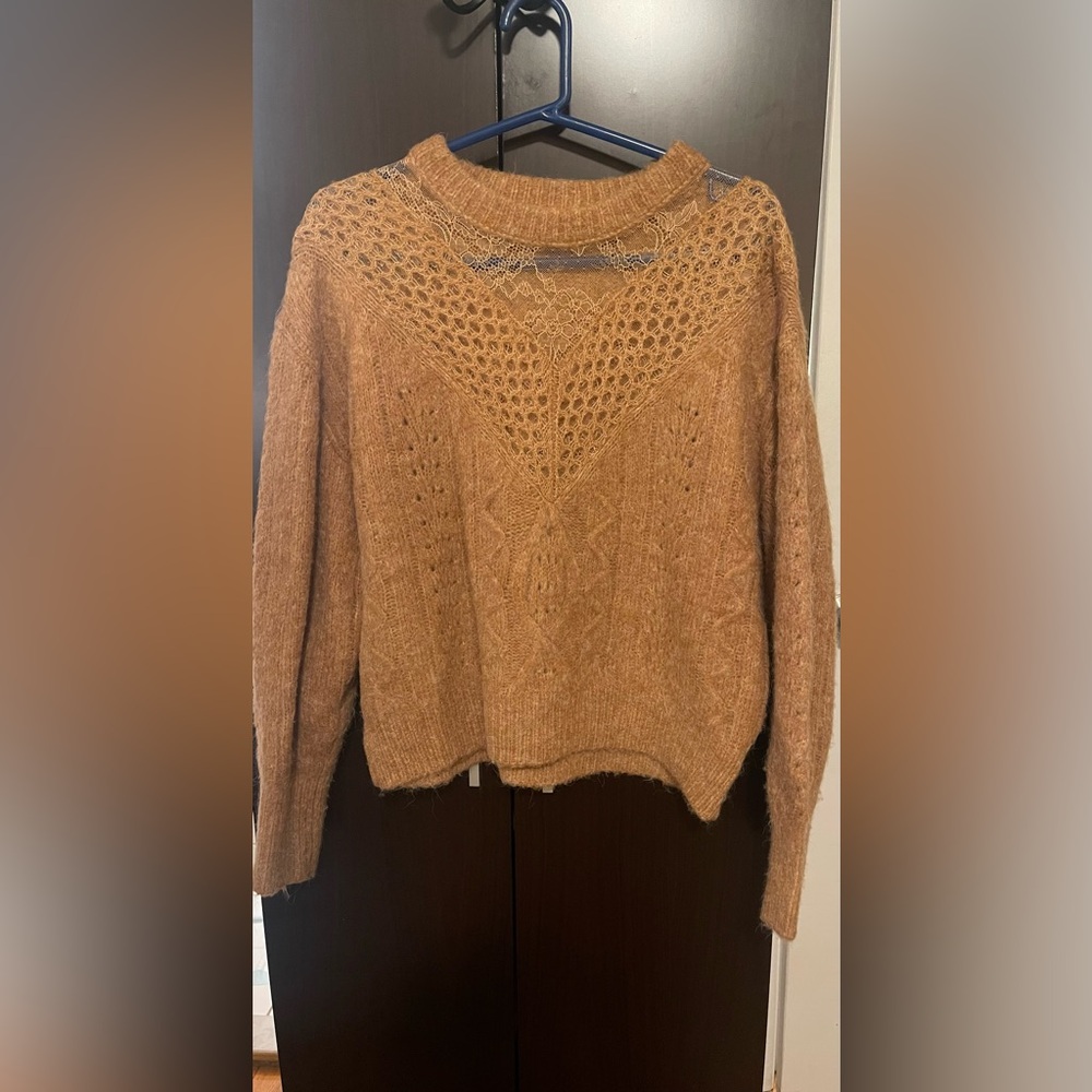 EXPRESS SWEATER Camel sz. Med